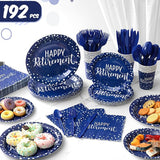 Pickmesh 192 Pcs Retirement Party Decorations Happy Retirement Paper