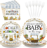 96Pcs Locally Grown Baby Shower Decorations Farmers Market Party