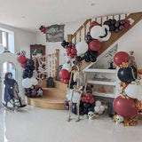 Halloween Balloon Arch Kit Bloody Balloons Garland Black and Red
