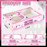 20 Pcs Pink Halloween Movie Night Supplies no you hang up Paper