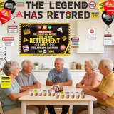 Retirement Party Decorations for Men Women Happy Retirement Banner
