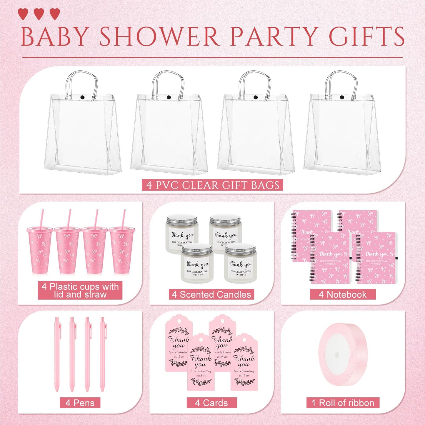 Nuogo 4 Sets New Parent Shower Prizes for Player Winners Adults