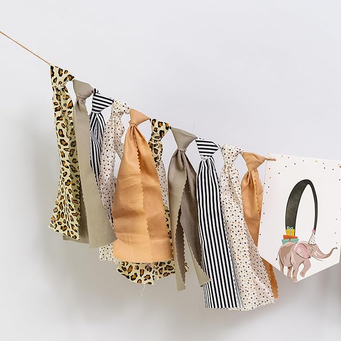 Animal High Chair Banner Jungle Safari High Chair Banner for Baby