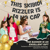 Fulmoon Pre Strung This Skibidi Rizzler Is No Cap Glitter Banner