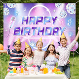 K-POP Theme Birthday Party Backdrop Decorations Magical Music Movie