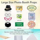Scapa Pro Retirement Photo Booth Props 36 pc Party Supplies for