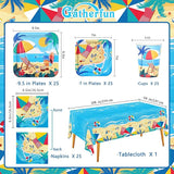 Beach Theme Party Supplies Summer Pool Pack Includes Paper Dinner