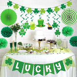 40ct St Patrick's Day Decorations Kit Hanging Swirls Banner Shamrock
