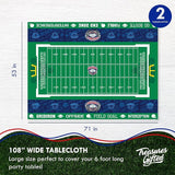 Treasures Gifted Football Party Decorations Serves 24 Dinnerware
