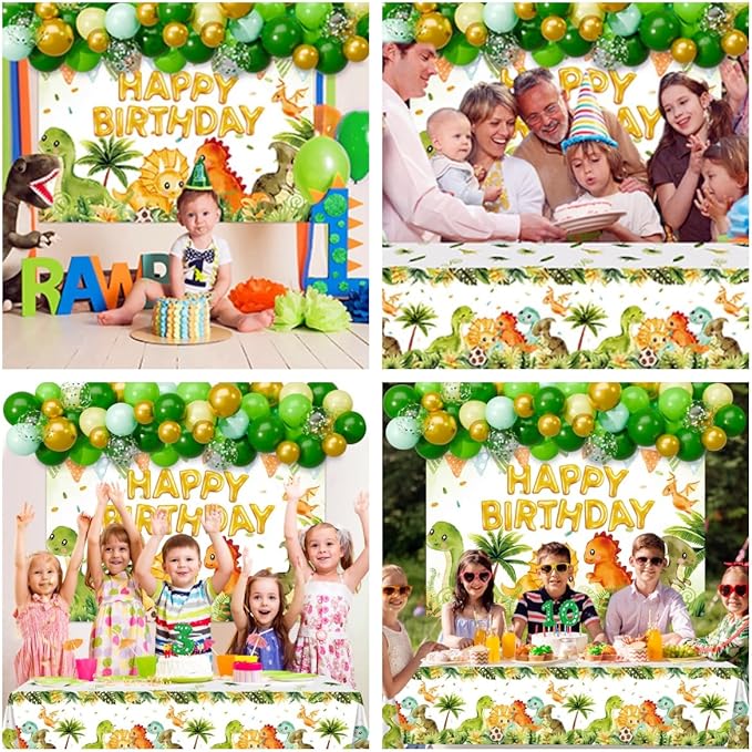 Dinosaur Birthday Decorations Dino Birthdays Party Supplies for Kids