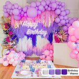 PartyWoo Pink and Purple Crepe Paper Streamers 4pcs 328ft Pack of