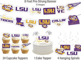 LSU Party Supplies for Football, Birthday Gift, Graduation Party