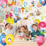 Easter Decorations for Home with Happy Easter Banner Easter Decor