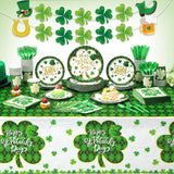 403 Pcs St Patrick's Day Party Decorations for 50 Lucky Shamrock