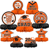 9PCS Graduation Party Decorations Class of 2026 Congrats Grad Table Ce