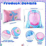49 Pcs Mermaid Party Favors for Kids Including 12 Mermaid Drawstring