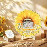 63 Pcs Sunflower Baby Shower Guest Book Alternatives Set Baby Shower