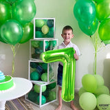 KatchOn, Giant Light Green Number 7 Balloon - 40 Inch | 7th Birthday