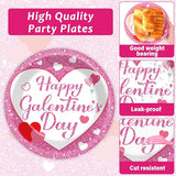 25 Guests Galentine's Day Party Supplies Galentine's Day Pink XOXO