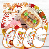 96Pcs Thanksgiving 1st Birthday Decorations Our Little Turkey Is