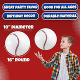 Inflatable Baseball Pack of 12 16 inch Baseball Beach Balls for