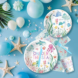 Under The Sea One Year Old Birthday Party Decorations Tableware