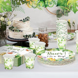 200 Pcs Dinosaur Baby Shower Paper Plates Napkins Cups Baby Shower
