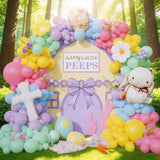 Easter Decorations Indoor Outdoor 160Pcs Rainbow Pastel Eatser