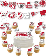 Wisconsin Party Supplies for UW Football, Birthday Gift, Graduation