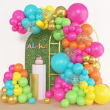 Amandir 153pcs Tropical Balloons Arch Garland Arch Kit, Different