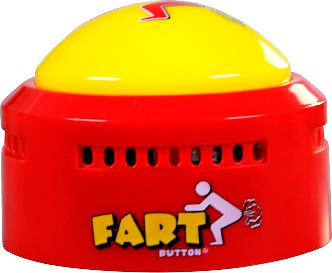 Talkie Toys Products Fart Button - Lights Up and Plays 20 Funny Fart