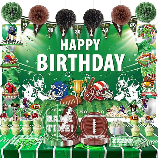 Football Birthday Party Decorations Football Party Supplies Kit