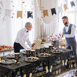 452 Pcs Happy Retirement Party Decorations Men for 50 Guests Black