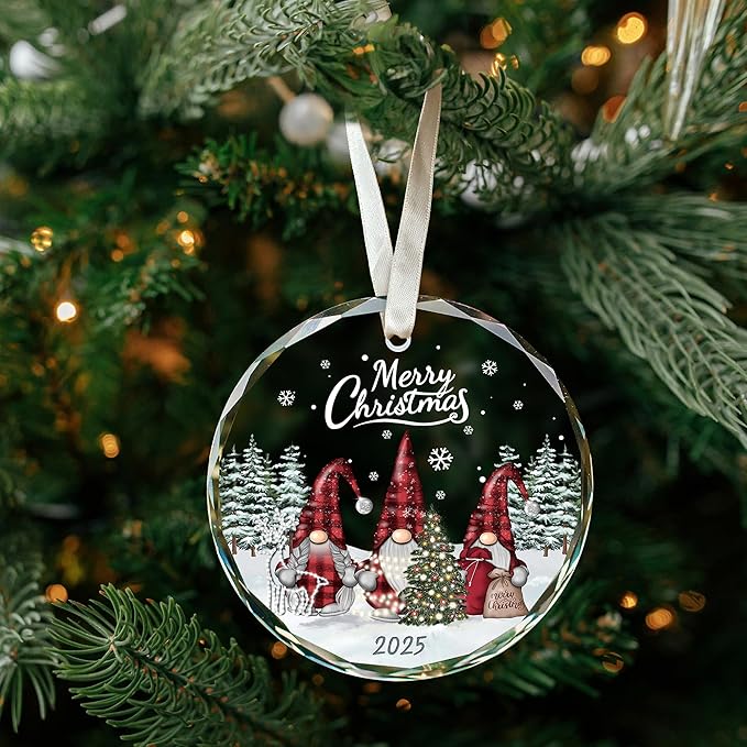 Gnome Ornaments - Gnome Christmas Ornament 2025 - Holiday Gnomes