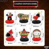 Big Casino Centerpieces for Tables Pack of 12 Casino Theme Party