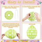 20Pcs Easter Party Decorations Set for Home Indoor Spring Egg