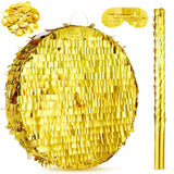 Jenaai Disco Ball Large Piñata 16 Inch, Round Blank Disco Piñata with