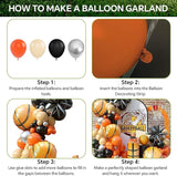 Basketball Balloon Arch Garland Kit 103Pcs Basketball Party Balloons