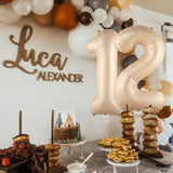 KatchOn, Huge Caramel 12 Balloon Number - 40 Inch | Caramel Number 12
