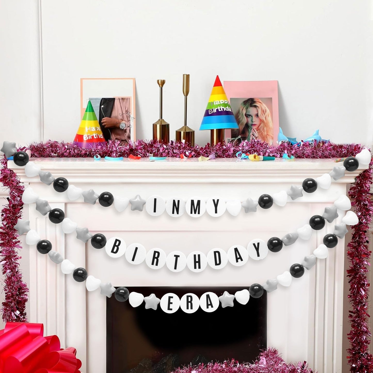 DIY Giant Friendship Bracelet Birthday Garland Kit with Letters Ball
