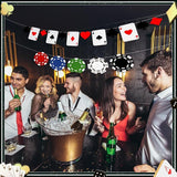 Sherr Poker Theme Party Decorations 10 ft Pre-Strung Poker Birthday