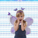 BRAVESHINE Iridescent Hanging Butterfly Foil Fringe Curtain - 2 Pack