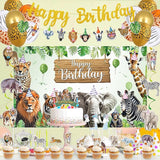 Safari Animals Birthday Party Decorations Jungle Wild Animals Happy