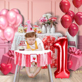 Strawberry Highchair Banner for Baby First Birthday Party