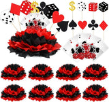 12 Sets Casino Themed Party Decorations Table Centerpieces Casino