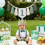 Wild One High Chair Banner For 1st Birthday Party Boy Decorations