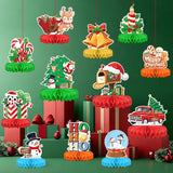 Christmas Party Decorations Festive Christmas Honeycomb Centerpieces