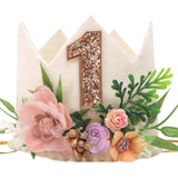 MADENG Floral Greens 1st Birthday Outfit - Bohemian Woodland Camping