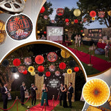 18 Pcs Movie Night Party Decor Theme Hanging Paper Lanterns with