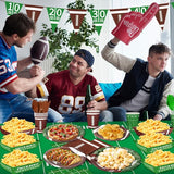 Football Party Decorations for 24 Guests Football Party Supplies Kit